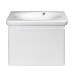 Тумба с умывальником Devit Fly New 60 белый 0020120W