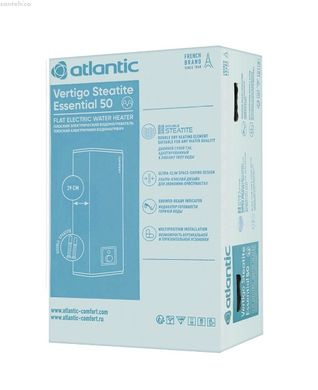 Водонагрівач накопичувальний Atlantic Vertigo Steatite Essential 40 л 50 MP-040 2F 220E-S
