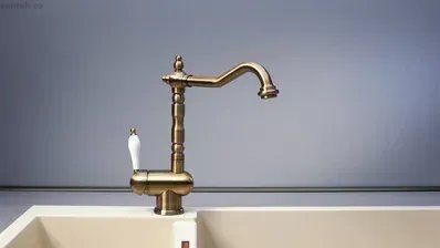Змішувач для кухні Fabiano FKM 37 Brass Antique антична латунь 8232.403.0343