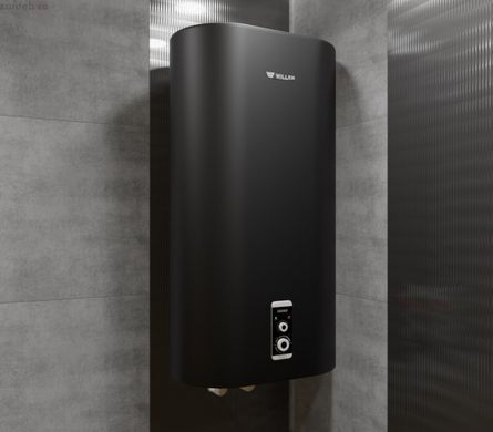 Накопичувальний водонагрівач WILLER Grand 80 л чорний матовий EV80DR