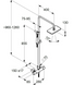 Душова система з термостатом Kludi Dual Shower System хром 490950500