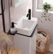 Змішувач для раковини Hansgrohe Tecturis E CoolStart чорний матовий 73302670 з донним клапаном