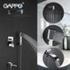 Вбудована душова система GAPPO G7107, вилив - перемикач на лійку, 3-функції, хром