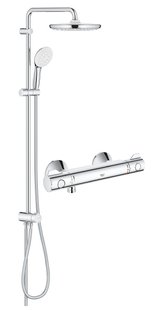 Змішувач для душу Grohe Grohtherm 800 хром 34558000 + Душова система Grohe Tempesta System 250 хром 26675001