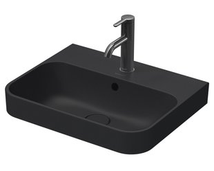 Раковина накладная Duravit Happy D.2 Plus 50 см матовый антрацит 2360501300