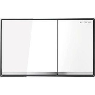 Панель смыва для унитаза Geberit Omega60 двойной смыв 115.081.SI.1