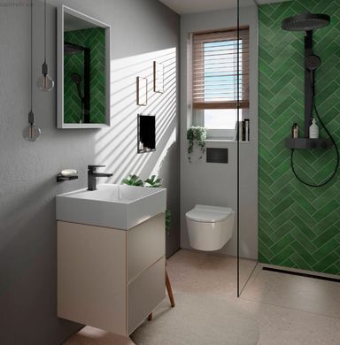 Душевая система с термостатом Hansgrohe Rainfinity Showerpipe 360 1jet черный матовый 26853670