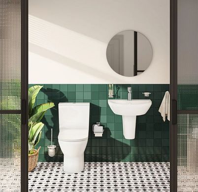 Унітаз підлоговий VitrA Integra Rim &ndash; Ex 88-9833B003-7209 з бачком та сидінням Soft Close