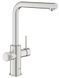 Смеситель для кухни Grohe Blue Pure Minta сатин MO67530601DC с фильтром обратного осмоса Ecosoft Pure