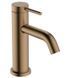 Змішувач для раковини Hansgrohe Tecturis S 80 CoolStart матова бронза 73302140 з донним клапаном