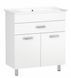 Тумба подвесная/напольная Rozzy Jenori Velum-L 60 см RJFU037-4160WHSET(RJFU037-4160WH+RZJ610) с раковиной Jenor