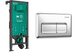 Инсталляция для унитаза Hansgrohe iFrame Universal 99001000 с клавишей хром