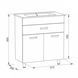 Тумба подвесная/напольная Rozzy Jenori Velum-L 60 см RJFU037-4160WHSET(RJFU037-4160WH+RZJ610) с раковиной Jenor