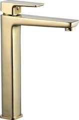 Змішувач для раковини (умивальника) REA ORIX GOLD золотий високий REA-B7779