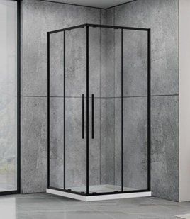 Душевая кабина Dusel DSL194B Black Matt 1000x1000x1900