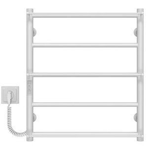 Рушникосушка електрична Deffi Ladder 500x600 біла C.LK.60.50.5.E.W.L.3 ліва