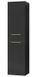 Пенал підвісний Mirater Адель 40 см чорний 000007492 лівий