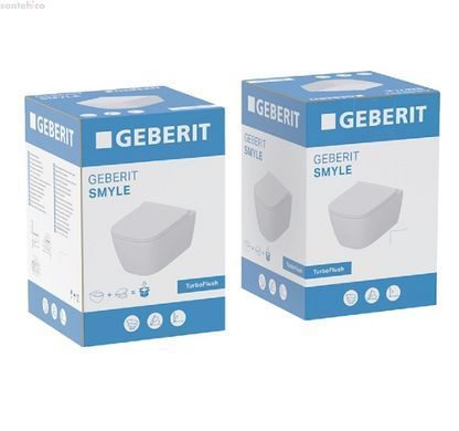 Унітаз підвісний Geberit Smyle TurboFlush 503.171.00.1 із сидінням Soft Close