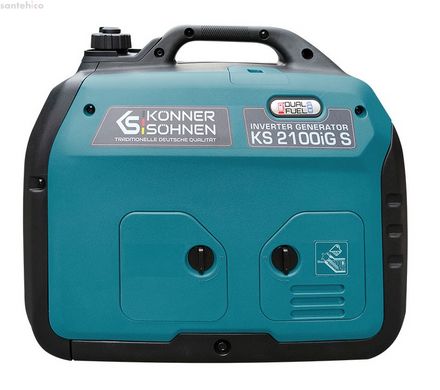 Генератор инверторный Könner&Söhnen KS 2100iG S газ/бензин 2,0 кВт
