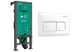 Инсталляция для унитаза Hansgrohe iFrame Universal 99001450 с клавишей Original Q белый глянцевый