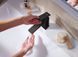 Змішувач для раковини Hansgrohe Tecturis E 110 CoolStart EcoSmart+ чорний матовий 73014670 з донним клапаном