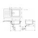Кухонна мийка Hansgrohe S52 S520-F480 сірий камінь 43358290