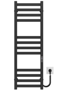 Рушникосушка електрична Deffi Avast 400x1000 чорний матовий B.AV.100.40.12.E.B.R.2 правий