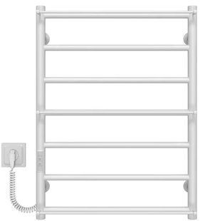Рушникосушка електрична Deffi Ladder 500x700 біла C.LK.70.50.7.E.W.L.3 ліва