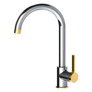 Змішувач для кухні VOLLE MORA 35мм cromo+oro 1537.110122