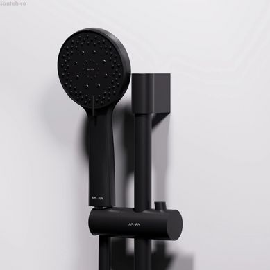 Душовий бокс Am.Pm X-Joy Round Deep 90x90 (Профіль - чорний, скло - прозоре) W94C-401A-090BT