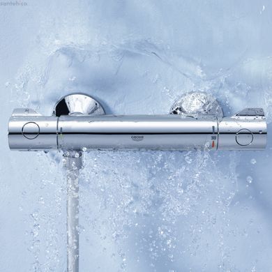 Змішувач для душу Grohe Grohtherm 800 хром 34558000 + Душовий гарнітур Grohe Tempesta 110 хром 26406003
