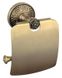 Тримач для туалетного паперу Аква Родос Мілано бронза закритий 9626 АР0001574