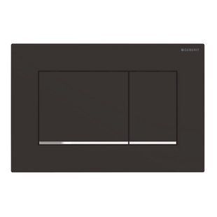 Панель смыва GEBERIT Sigma30 115.883.14.1 черная матовая/хром