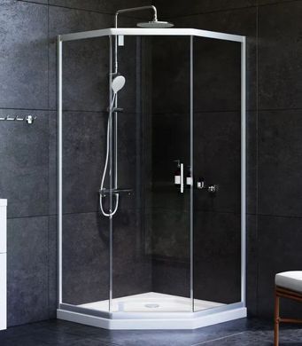 Душевая кабина Am.Pm Gem 90x90 (Профиль &ndash; хром, стекло &ndash; прозрачное) W90UG-405-9090-MT