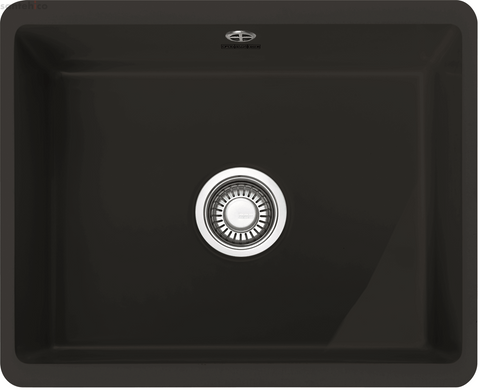 Кухонна мийка Franke Mythos KBK 110-50 (126.0380.350) керамічна - монтаж під стільницю - колір Чорний матовий
