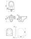 Унитаз подвесной Cersanit Zip Simple On СЕТ 471 S701-565 с сиденьям Soft Close
