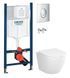 Инсталляция Grohe Rapid SL 38721001 3 в 1 + Унитаз подвесной Am.Pm Like AquaSpin CLA1900SC с сиденьям Soft Close