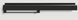 Полиця з тримачем рушника Liberta Loft 100 см чорний матовий