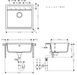 Кухонна мийка Hansgrohe S52 S520-F510 сірий камінь 43359290