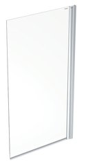 Шторка для ванны Geberit Geo 80х150 см (Профиль - хром, стекло - прозрачное) 560.118.00.2