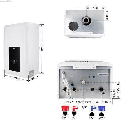 Котел газовий Airfel Elegant 18 кВт AIRFELELEGANT182023