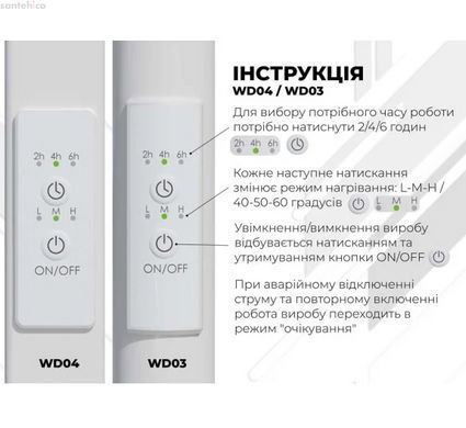 Рушникосушка електрична Deffi Ladder 500x800 білий C.LK.80.50.7.E.W.R.3 правий