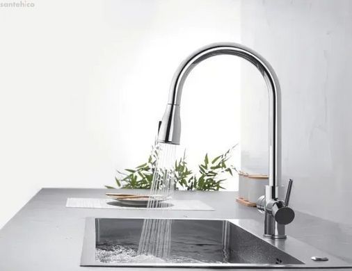 Змішувач для кухні Fabiano FKM 3122 Inox нержавіюча сталь 8231.403.1151 під фільтровану воду
