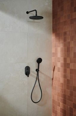 Душевая система скрытого монтажа Armatura Otava черный матовый 5559-501-81