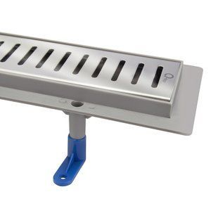 Трап линейный Q-TAP Dry FA304-800 с нержавеющей решеткой 800х73