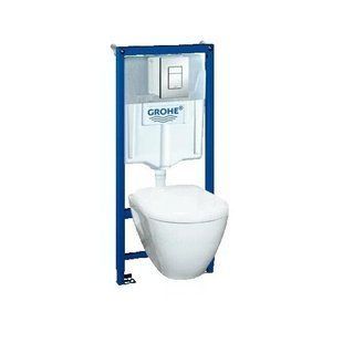 Комплект инсталляция + унитаз Grohe Solido Perfect с крышкой Soft-Close 39186000