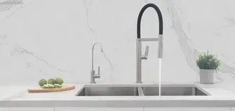 Змішувач для кухні Fabiano FKM 68P SS Inox нержавіюча сталь 8232.401.1020
