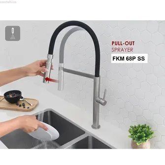 Змішувач для кухні Fabiano FKM 68P SS Inox нержавіюча сталь 8232.401.1020