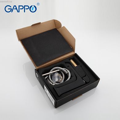 Змішувач для умивальника GAPPO G1050, чорний