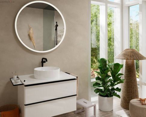 Змішувач для раковини Hansgrohe Tecturis S 240 Fine CoolStart чорний матовий 73372670